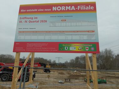 Neubau NORMA-Markt in Bützow:  Baubeginn 23.02.2026